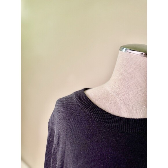 Lululemon Bring It Backbend Sweater Cashmere Blend Bamboo Black Size S 4-6 - Picture 9 of 16